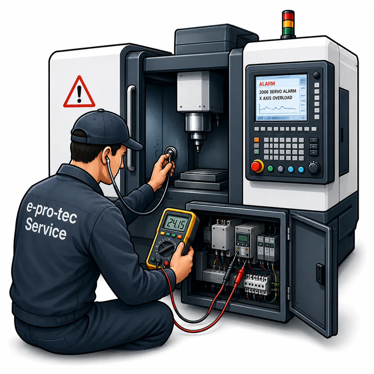 Fehlerdiagnose CNC-Maschine Icon
