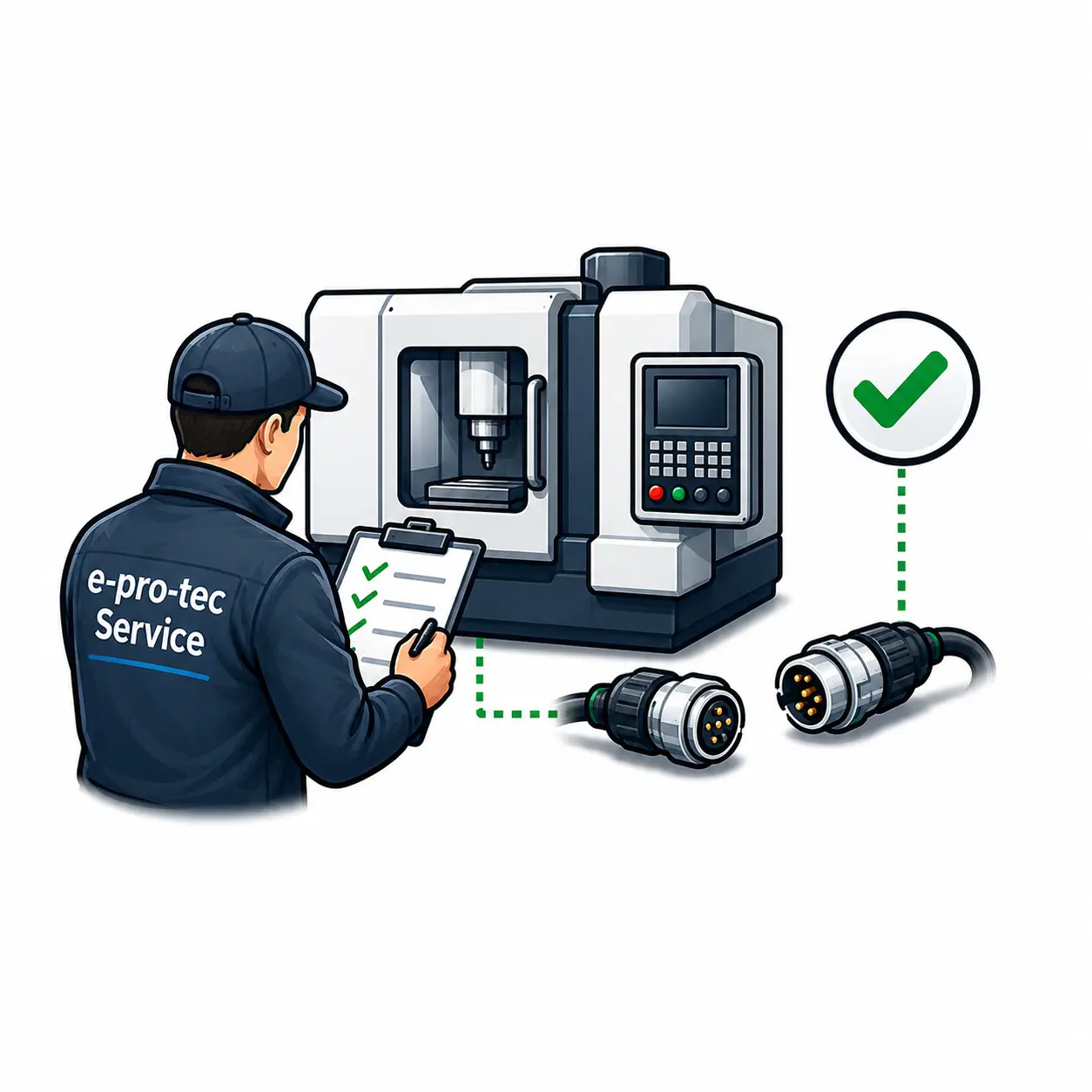 Inbetriebnahme CNC-Maschine Icon